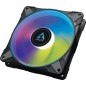 ARCTIC P14 PWM PST A-RGB Fan 1-pack Sort Transparent 140 mm
